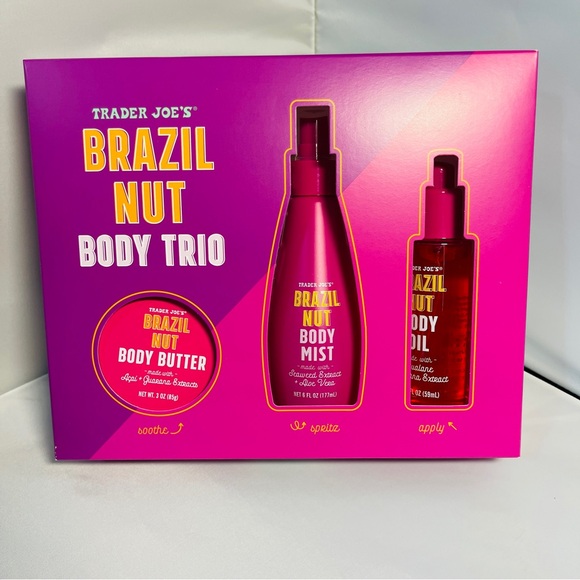Trader Joe'S Other - 𝐀𝐃𝐃-𝐎𝐍 𝐎𝐍𝐋𝐘 𝐃𝐮𝐫𝐢𝐧𝐠 𝐒𝐡𝐨𝐰 Trader Joe's Brazil Nut Body Trio - 𝐅𝐑𝐄𝐄 𝐒𝐇𝐈𝐏𝐏𝐈𝐍𝐆